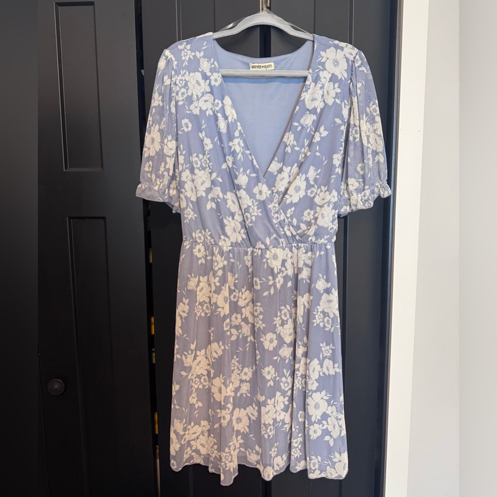 Inspired Hearts Light blue dress